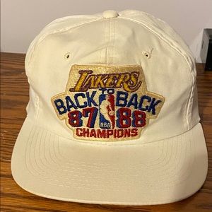 Vintage Los Angeles Lakers Championship Hat